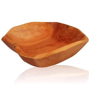 Elegante tazón de madera para hogares que prefieren piezas de comedor inspiradas en la naturaleza que aportan calidez y textura. - Product Image 1