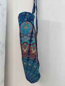 Bolsa de Yoga Étnica con Mandala Hecha a Mano, con Correas Ajustables, Cierre de Cremallera, Tela de Algodón - Marca CLASSIC ART & CRAFT Rajasthan - Product Image 2