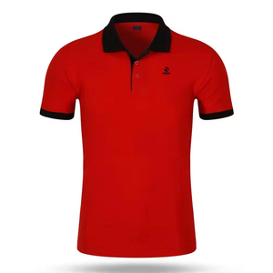 Camiseta de Jersey de Algodón Estampada Informal para Hombre, Talla Grande, con Mangas Cortas, Logotipo Personalizado, Diseño Sólido, Transpirable y de Secado Rápido - Product Image 1