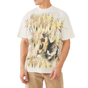 Nueva llegada de camisetas de serigrafía para hombre 100% algodón superventas diseño elegante Top nueva llegada ropa para hombres - Product Image 1