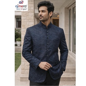 Ajmera Men Suit Premium <b>Blazer</b> <b>Set</b> for Wedding Party Formal Office Wear Elegant Modern Style - Product Image 1