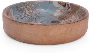 Cuenco decorativo de madera de mango para servir frutas secas, chips, café, decoración de mesa, mostrador, cuenco para llaves, vajilla, cocina, sala de estar - Product Image 4