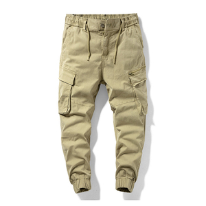 Pantalones Cargo Casuales Ligeros para Hombre 2026 al por Mayor, con Etiqueta Personalizada, de Cintura Alta, para Correr, con 6 Bolsillos y Cordón Ajustable, Cómodos - Product Image 4