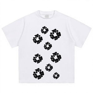 T-shirt en coton à imprimé graphique pour homme, coupe décontractée, streetwear tendance, tissu doux et respirant pour un usage quotidien - Product Image 1