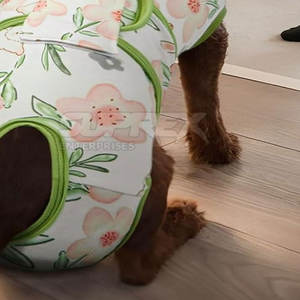 Traje de Recuperación para Perros - Algodón y Poliéster, Moderno, Ecológico, Suave, Transpirable, Postoperatorio, Ajustable y Cómodo - Product Image 6