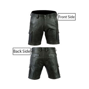<b>Men's</b> Quick Dry High Street Wear Lederhosen Eco-Friendly Embroidered Leather <b>Shorts</b> in best sale - Product Image 5
