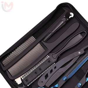 Professional Hair Styling Tools <b>Set</b> with Stainless Steel Shears Combs and Accessories for <b>Barber</b> Salon Use - Product Image 5