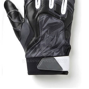 Durable American Football Gloves Athletic Game Gloves Custom Sports Design High Grip Textured Palm Flexible Finger <b>Fit</b> - Product Image 4