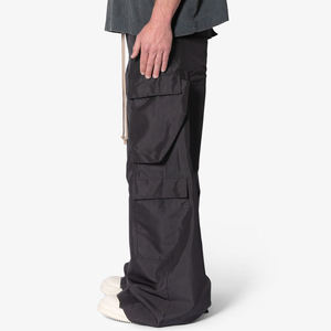 Printed Men's Heavyweight Sport Tracksuit Sweatpants Tapered Sweat Cargo Pants Mid Flat Sublimation Joggers - Product Image 2
