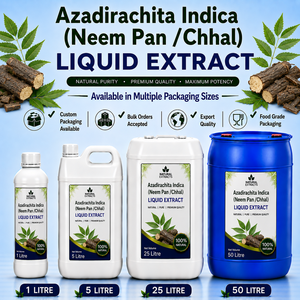 Azadirachita Indica Liquid Extract Neem Pan Chhal Natural <b>Herbal</b> <b>Supplement</b> Bulk Supply Custom Packaging - Product Image 1