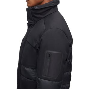 Veste matelassée en softshell respirante à fermeture éclair pour homme, fabriquée en usine, taille adulte, imprimé, hiver 2026 - Product Image 1