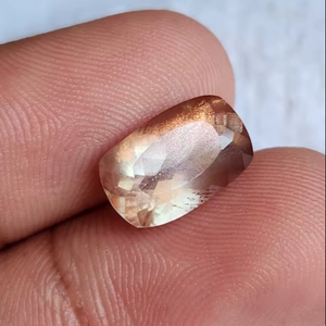 Increíble! Piedra Preciosa Suelta de Oregón, Corte Schiller Rosa Intenso, 7X11 MM, 100% Natural, Forma de Cojín, Facetada, para Joyería - Product Image 1