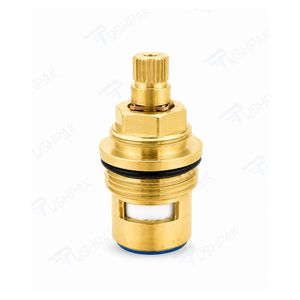 Conector de latón tipo Ganga 28x15mm, duradero, a prueba de fugas, control de flujo de agua suave, fácil instalación, reparación de grifos de baño y cocina - Product Image 1