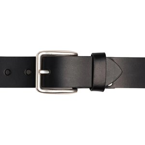 Ceinture décontractée haut de gamme en cuir de vachette pour homme 2026 avec boucle ardillon en alliage, motif uni et design respirant - Product Image 4