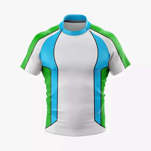Maillot de rugby pour adultes, coupe confortable, vêtements de sport légers, impression personnalisée OEM, grande taille, séchage rapide, protection UV - Product Image 3