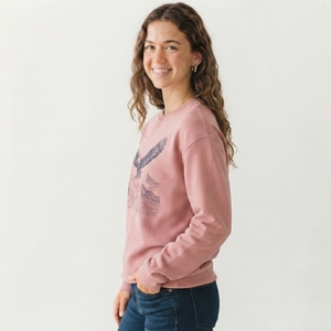 Sweat-shirt pour femme à imprimé graphique, vêtement décontracté élégant avec des motifs graphiques créatifs, matière polaire douce, coupe décontractée, personnalisable - Product Image 2