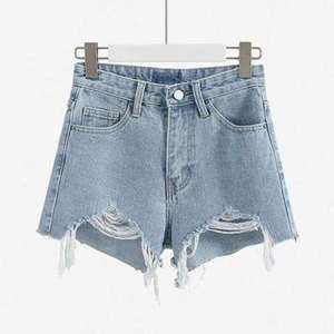 Women Everyday Denim Shorts Comfortable Casual Summer Clothing Women Everyday Denim Shorts Comfortable Casual Summer - Product Image 2