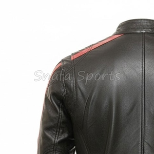 High Quality Men's Leather <b>Jackets</b> <b>Bomber</b> <b>Shearling</b> Sheepskin Winter Coat High Quality <b>Jacket</b> For Men - Product Image 6
