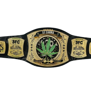 เข็มขัดแชมป์คุณภาพสูง SF และ Smoke ดีไซน์เยี่ยม พร้อมสายรัดสีดำและสีเทาคุณภาพพรีเมียมจาก Everest Designs สวมใส่สบาย - Product Image 3