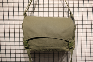 Sac à bandoulière en toile lavée, sacoche à fermeture éclair, sangle réglable, usage quotidien décontracté - Product Image 3