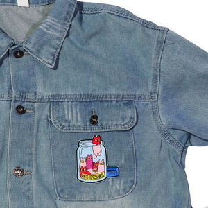 Custom Embroidery Patch Wholesale Personalized Woven Badge Embroidered Iron On Sew On Applique Patches for <b>Jackets</b> Hats Bags - Product Image 6