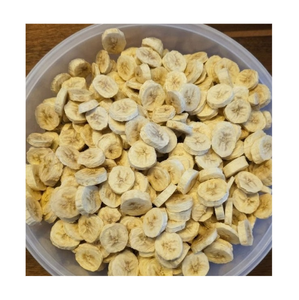 Tranches de bananes séchées, collation sucrée aux fruits tropicaux, emballage en vrac - Product Image 1