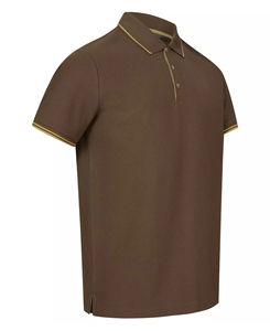 Polo léger en piqué de coton uni à manches courtes pour homme – Coupe décontractée, respirant, tricoté, design simple 2026 - Product Image 4