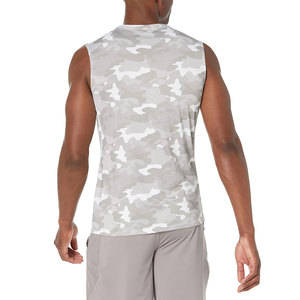 Débardeurs de sport sans manches pour hommes sur mesure de haute qualité, vêtements de sport en polyester de haute qualité, vente en gros disponible - Product Image 1