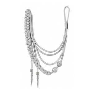 Aiguillettes personalizadas con elegante diseño tejido para ropa formal y uniformes profesionales. - Product Image 1