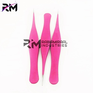 ชุดแหนบคิ้วสีชมพู RMI ปลายแหลมเฉียง ทำจากสแตนเลส ทนทาน ดีไซน์ทันสมัย สำหรับการตกแต่งทรงคิ้วอย่างแม่นยำ - Product Image 4