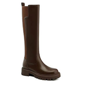 Bottes d'équitation classiques avec finition lisse et semelle antidérapante, bottes d'équitation professionnelles - Product Image 2