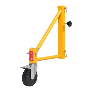 Paquete de 4 Patas de Apoyo para Andamios Estilo Baker, Capacidad de Carga de 1000 Libras, Acero al Carbono, Accesorio SC, Ruedas Giratorias SC, Acoplador de Acero al Carbono - Product Image 1