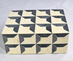 Caja de Joyería Decorativa Hecha a Mano con Diseño Marroquí de Flor de Amor con Incrustaciones de Hueso Ecológica, Decoración para Mesa del Hogar, Año Nuevo - Product Image 5