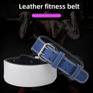Cinturón de Powerlifting con Logotipo Personalizado, Cinturón de Levantamiento de Pesas Tradicional de Doble Hebilla con Orificios Ajustables para Fitness Profesional - Product Image 2