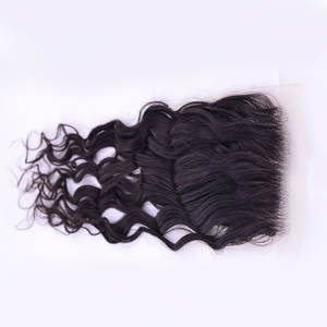 Vente en gros bon marché Virgin Mink Indian Frontal Closures Extensions de cheveux humains Remy de haute qualité Texture droite naturelle - Product Image 6