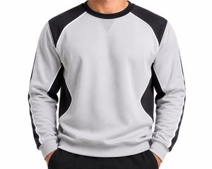 Sweat-shirt unisexe en molleton bordeaux à col rond et manches raglan, motif géométrique, pull tricoté, coupe classique, pour l'automne - Product Image 3
