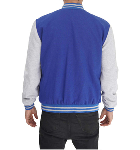 Vintage Cool Varsity <b>Jacket</b> for Men's Casual <b>Leather</b> Sleeves Breathable Cotton Fill Spring Casual Baseball Coat Letters - Product Image 5