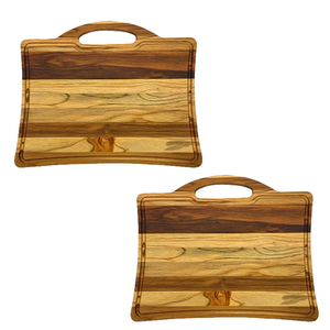 Extra Large Acacia Wood Cutting Board with Handle Solid Wood <b>Kitchen</b> Serving Chopping Board Food Grade OEM Supplier - Product Image 5