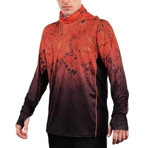 Sweat à capuche de pêche pour homme, séchage rapide, impression par sublimation, polyester de haute qualité, pour la pêche en surfcasting et en bateau - Product Image 4