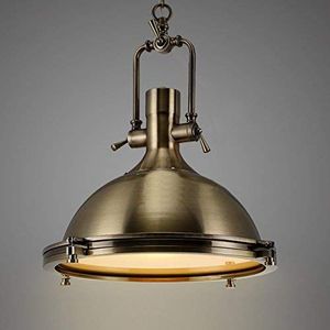 Industrial Metal Pendant Light <b>Ceiling</b> Mount Round Shade Indoor Kitchen <b>Decor</b> Durable Design - Product Image 1