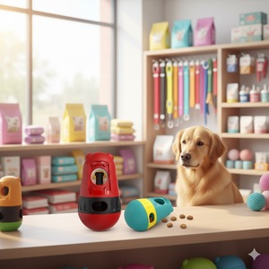 Accessoire pour animaux de compagnie 2 en 1 de luxe : porte-bâton écologique et distributeur de friandises, élégant et fonctionnel - Product Image 6