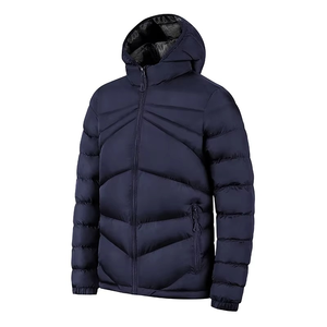 Fully Customized Men's Waterproof Canvas Puffer <b>Jackets</b> Polyester Wadding Filled Winter DDP Shipping - Product Image 5