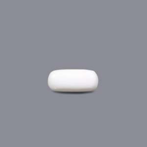 Natural White Coral Loose Stone 4.35 Carat Faceted Cut Certified Fine Quality - Product Image 1