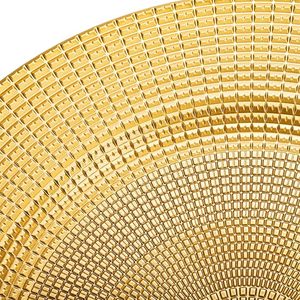 Assiette de présentation à motif marbré, base décorative moderne pour tables de banquet d'hôtel - Product Image 2