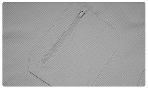 Camiseta Henley de Manga Corta para Hombre, Color Azul Claro, Tejido de Punto, Ecológica, Corte Holgado, Casual, Cuello Redondo, 100% Algodón, Logotipo Frontal - Product Image 3