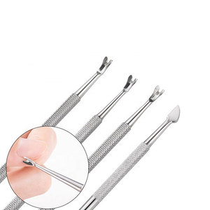 Lime à ongles en acier inoxydable de haute qualité, double face, pour retirer les cuticules, outil de nettoyage pour pédicure et manucure, fabricant Pakistan - Product Image 1