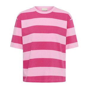 Camiseta Holgada de Diseño Moderno para Mujer, Material de Alta Calidad, Corte Holgado, Estilo Informal para Uso Diario - Product Image 1