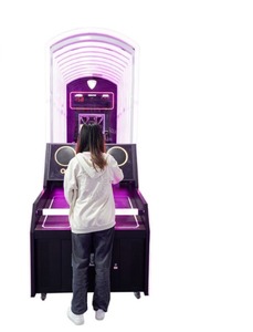 HGR Amusement Supreme Basketball Arcade Shooting Game Machine Single Player 300W <b>LED</b> Light Bar Adjustable Score Time Game Zone - Product Image 3