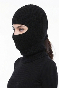 Pasamontañas de Punto Unisex, Máscara Facial Completa para Invierno, Uso en Exteriores, 100% Acrílico, Cálida, para Esquí, para Adultos, Circunferencia de Cabeza 56-58CM - Product Image 3