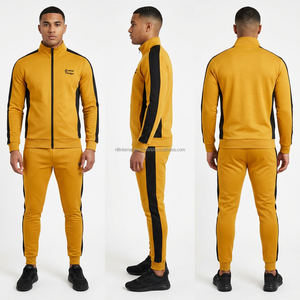 <b>Purple</b> Tracksuit Set Full Zip Stand Collar Sporty Style Color Blocking Side Pockets Regular Fit Autumn Season Unisex Adult - Product Image 6